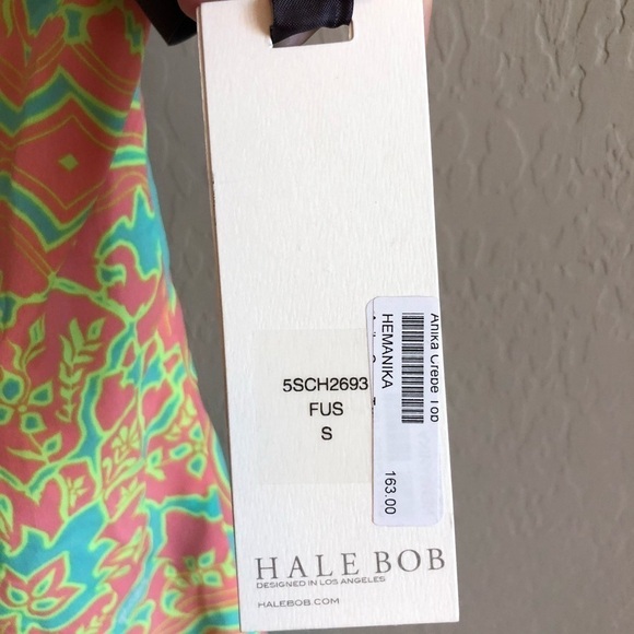 HALE Bob MARYAM CREPE DE CHINE TOP - Picture 5 of 7